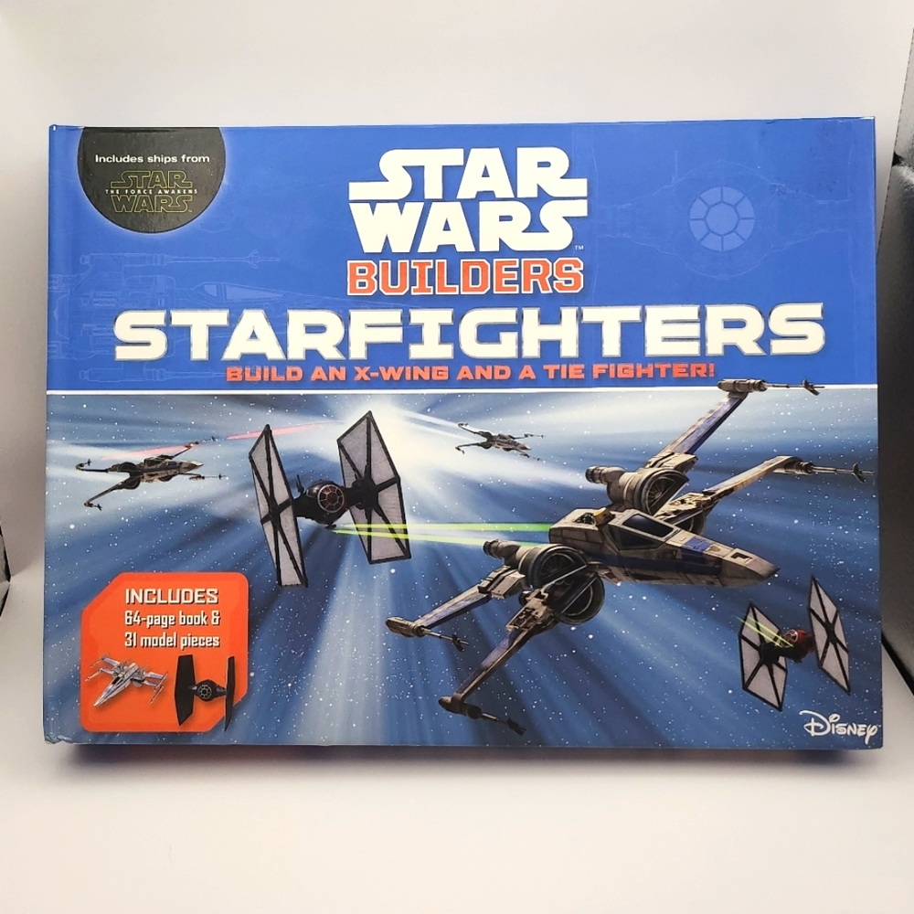 Disney Star Wars Boulders Star fighters Book and Models NWT